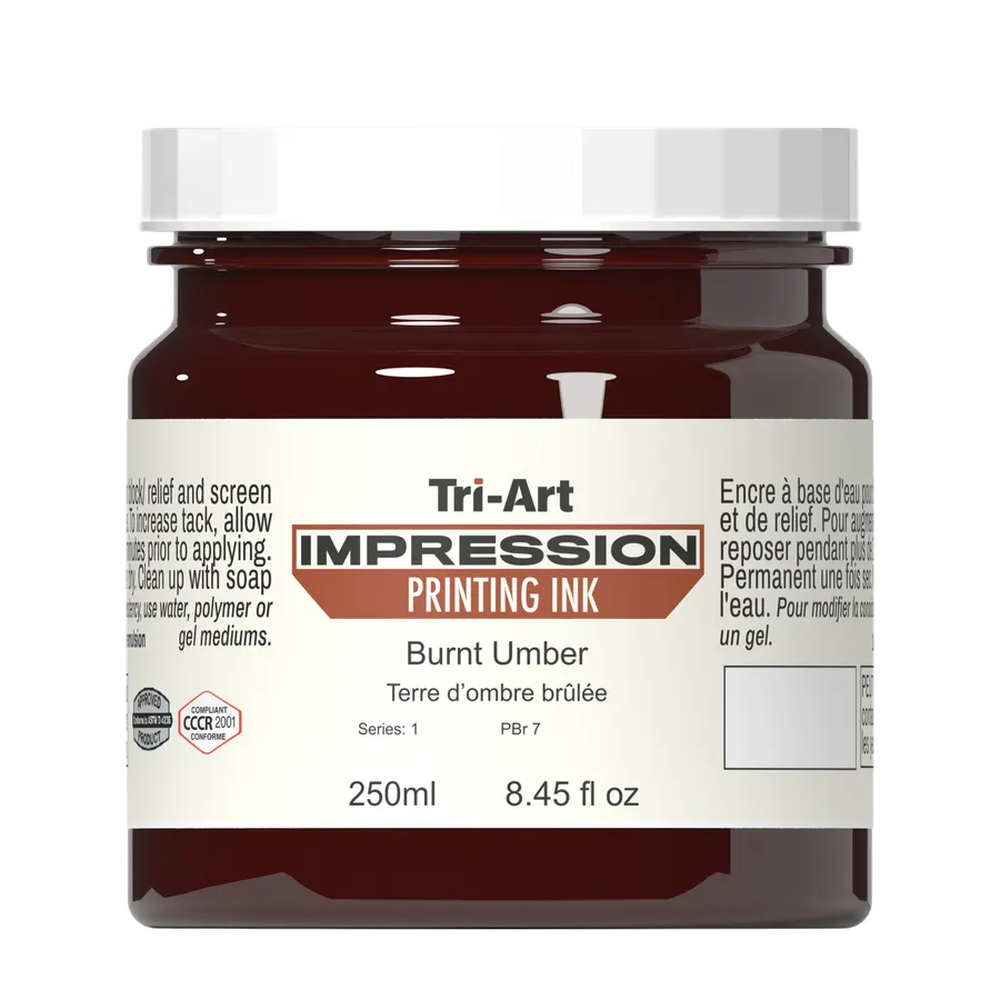 Impressions Block Printing Ink - Burnt Umber