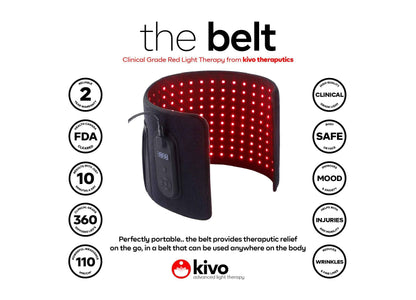 Kivo Belt: Targeted and portable red light