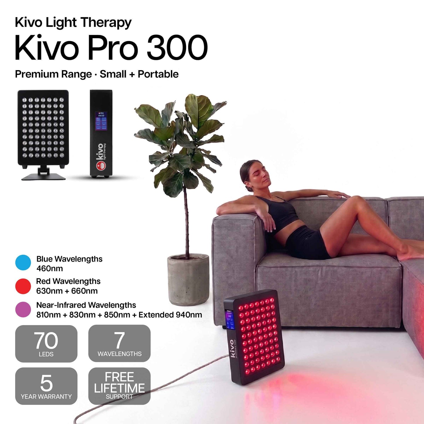 Kivo Small Light Therapy Panels