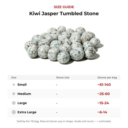Kiwi Jasper Tumbled Stone