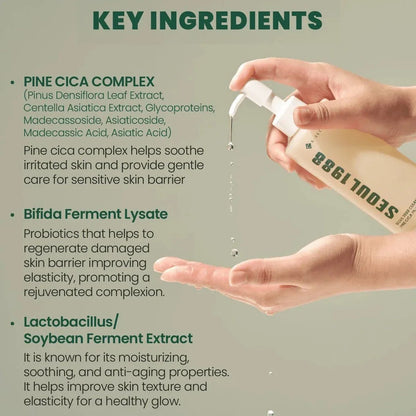 KSECRET SEOUL 1988 Cleansing Oil: Pine Cica 1% + Probiotics 200ml