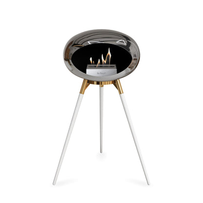Le Feu Ground High Dome <br>Chromed Silver