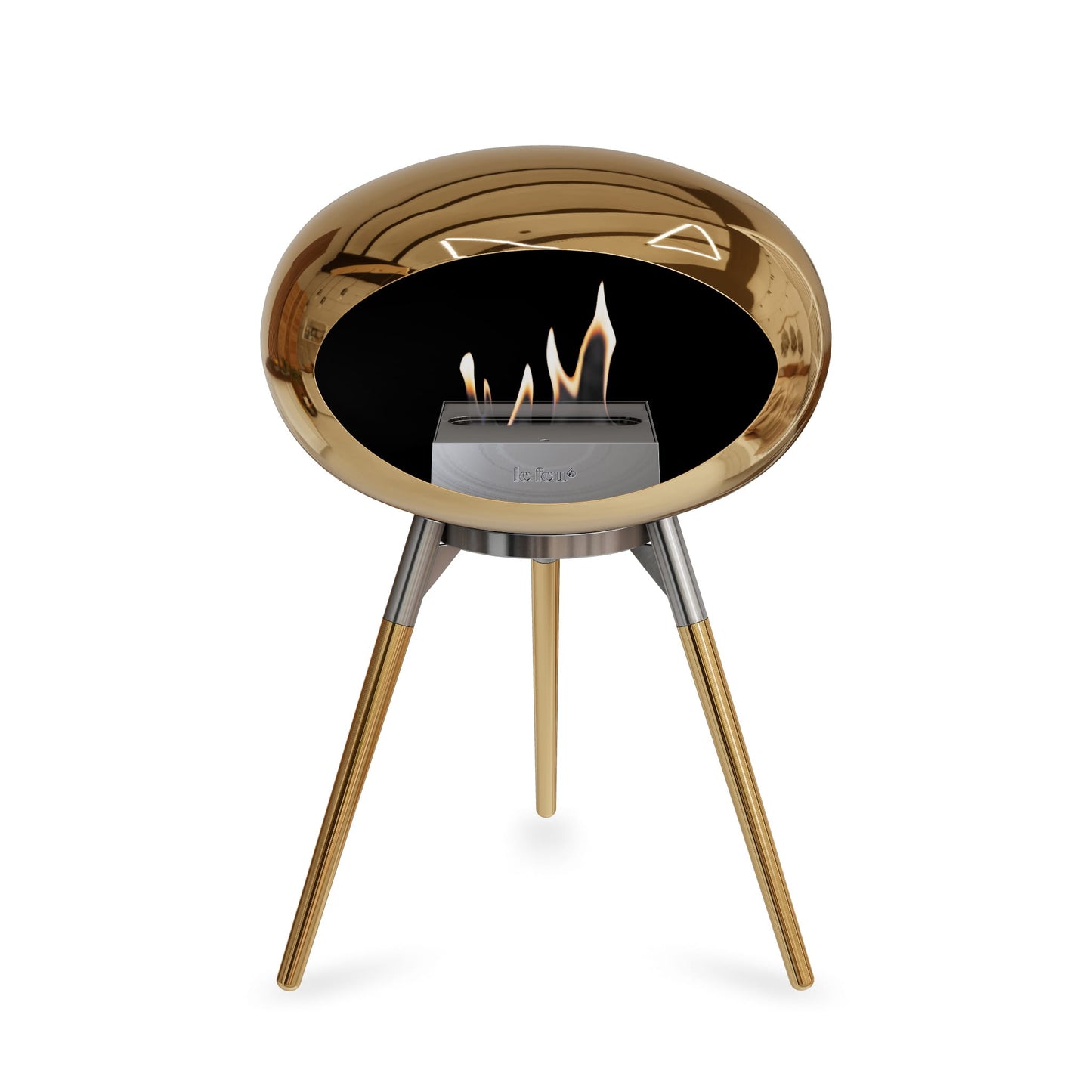 Le Feu Ground Low Dome <br>Chromed Rose Gold
