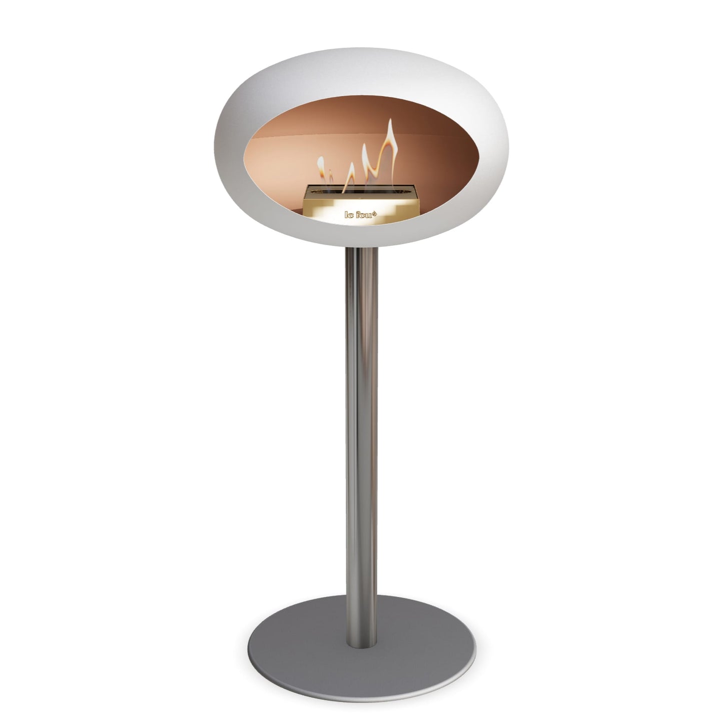 Le Feu Steel High Dome <br>White