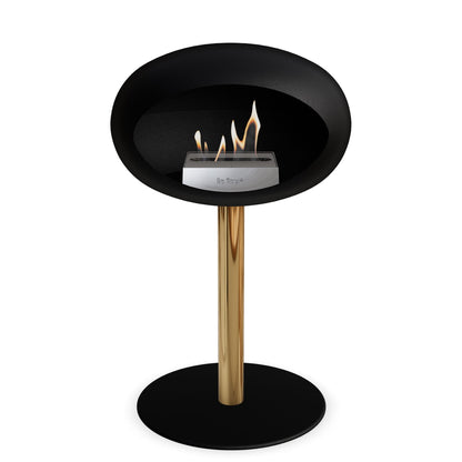Le Feu Steel Low Dome <br>Black