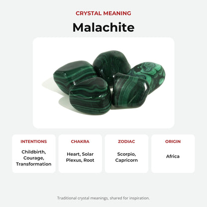 Malachite A Tumbled Stones
