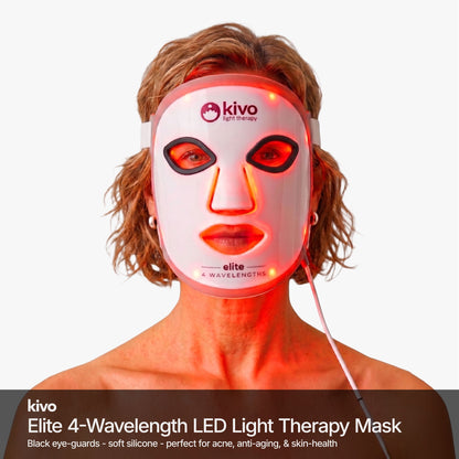 Kivo Elite 4-wavelength Red Light Therapy LED Face Mask