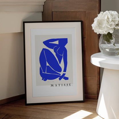 Wandbild Nudo Blu III 1952 Boarder