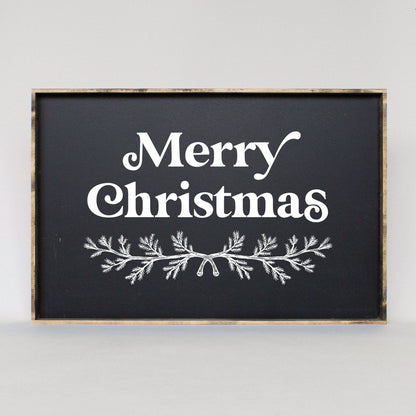 Merry Christmas Large Wood Sign