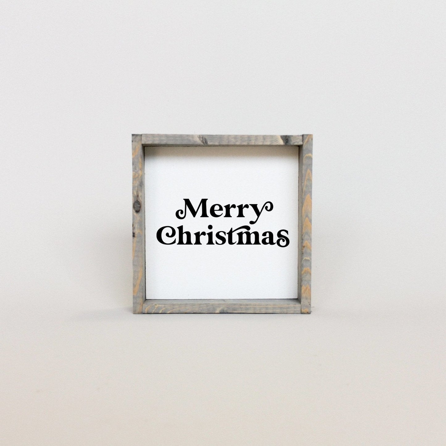 Merry Christmas Mini Wood Sign