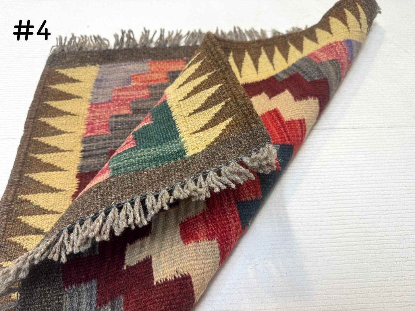 Mini Afghan Kilim Rugs | 2' x 2'