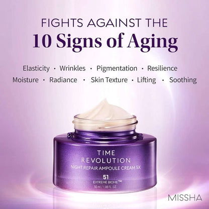 MISSHA Time Revolution Night Cream & Mask Set