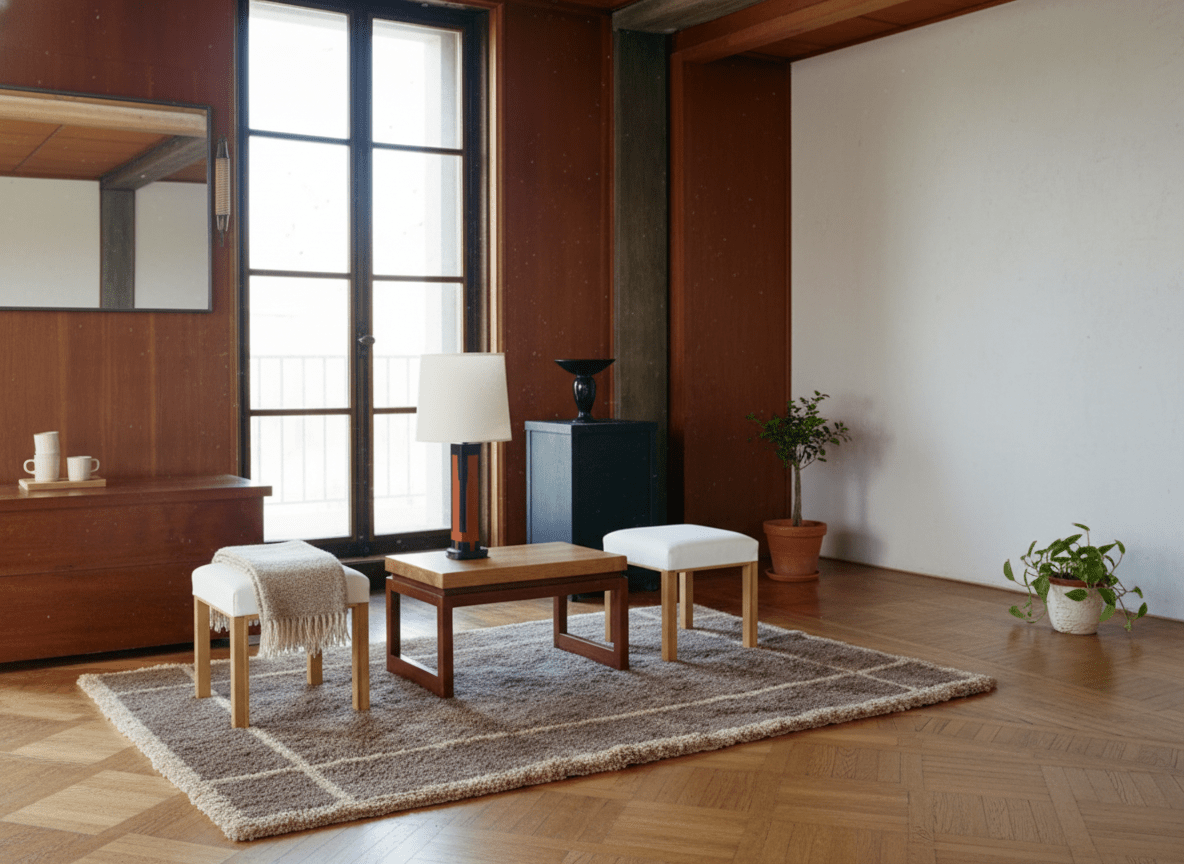 Modernes Loft Handgeknüpfter Seidenteppich