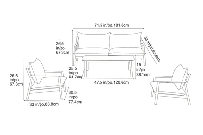 Monti Sofa Set