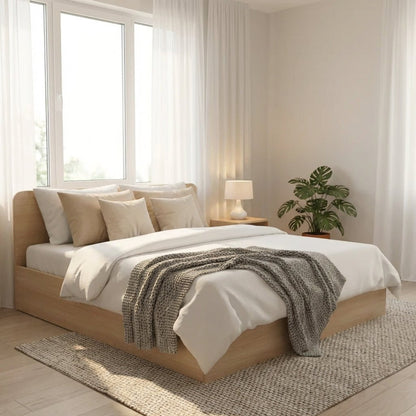 Narvik 201 Doppelbett aus Holz