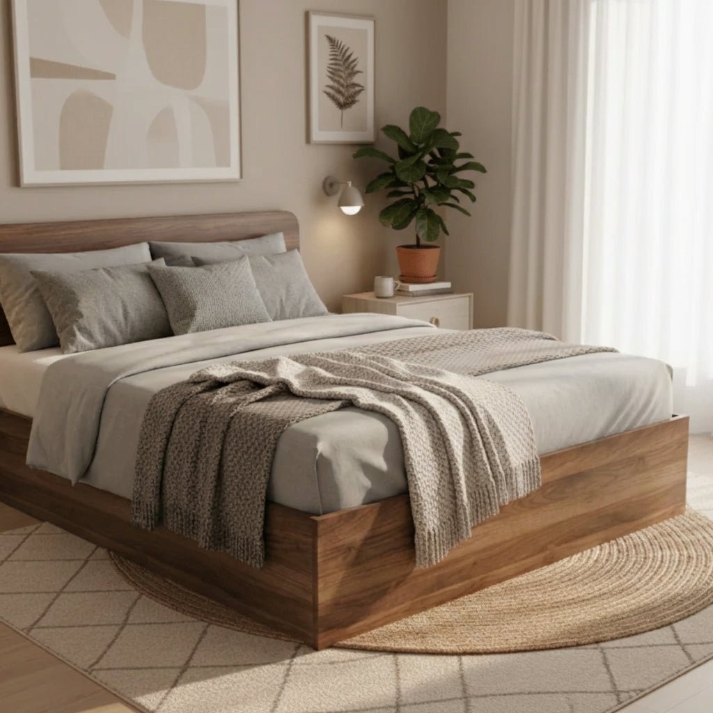 Narvik 201 Doppelbett aus Holz
