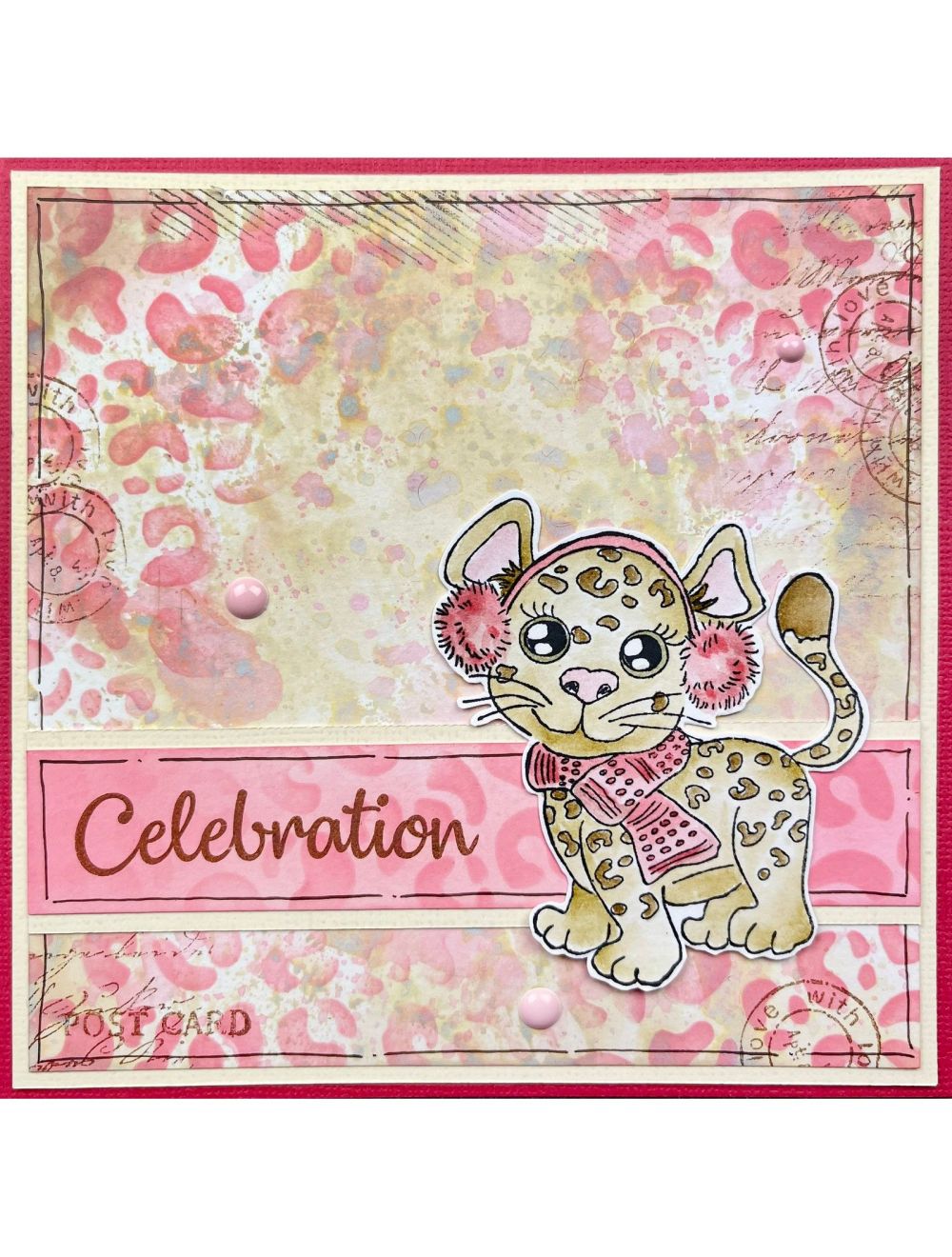 Nellie's Choice - Clear Stamp Cutie Cheetah