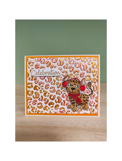 Nellie's Choice - Clear Stamp Cutie Cheetah