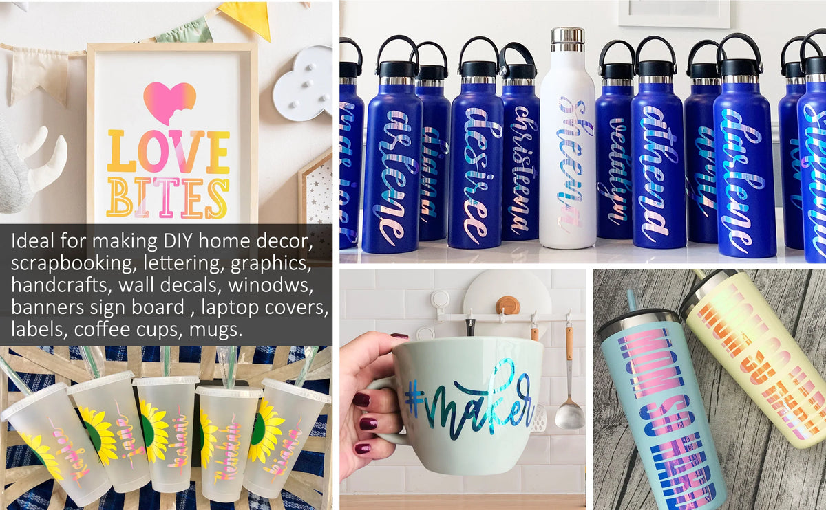 TeckWrap Opal Adhesive Vinyl - Opal White | Dazzling Chrome Finish | Ideal for DIY Projects