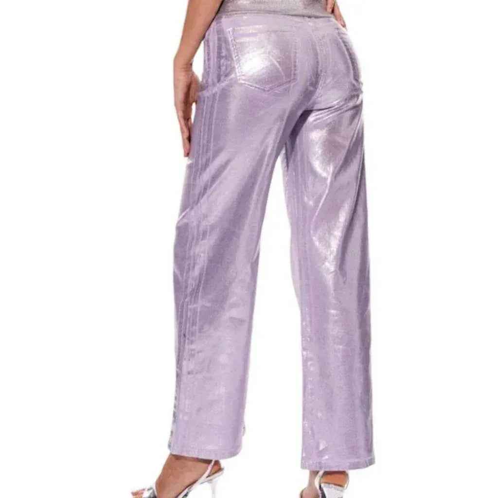 Pantalon métallisé