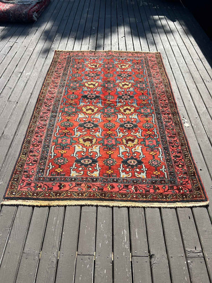 Persian Hamadan Rug | 4' 1" x 6' 6"