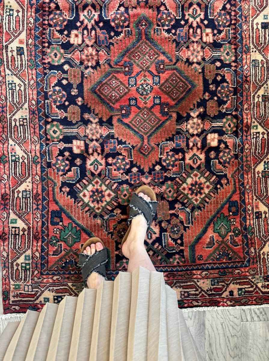 Persian Hamadan Runner Rug | 3' 3" x 9' 5"