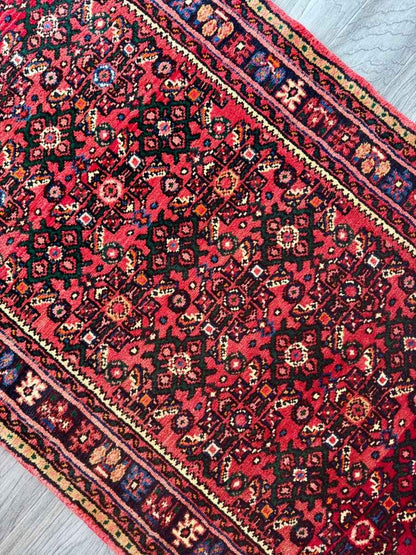 Persian Hossein Abad Runner Rug | 2' 11" x 9' 11"