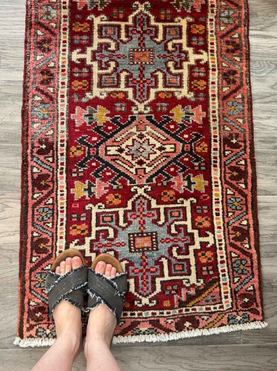 Persian Karaja Runner Rug | 2' x 5' 8"