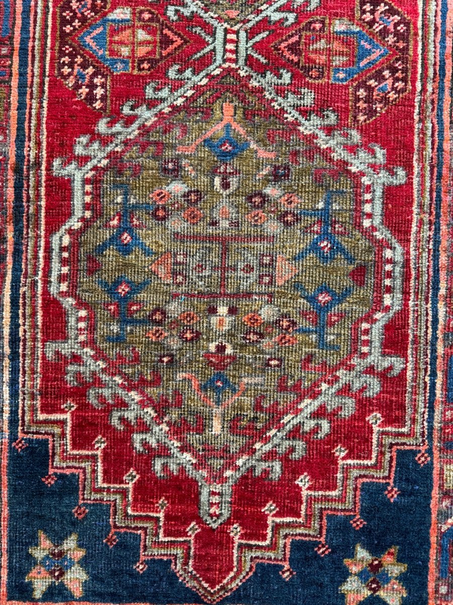 Persian Meshkin Runner Rug | 3' 3" x 7'