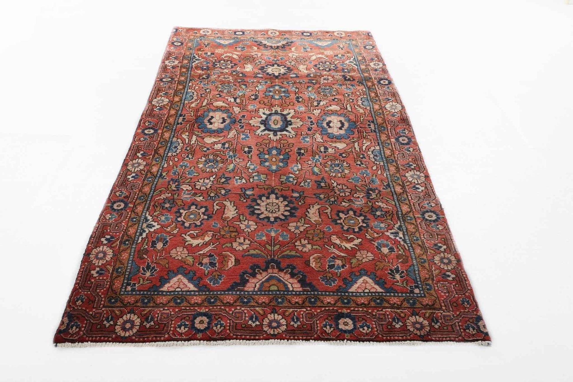 Persian Nanaj Runner Rug | 3' 11" x 9'