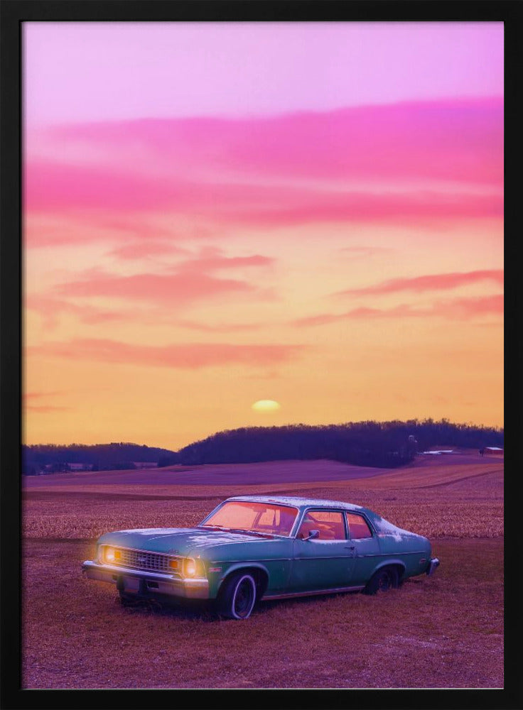Wandbild „Heitere Aussicht“. Autoliebhaber