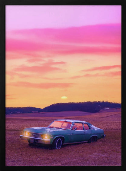 Wandbild „Heitere Aussicht“. Autoliebhaber