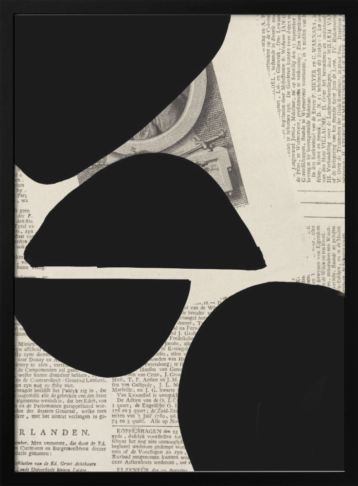 Wandbild Abstrakt Papier VIII
