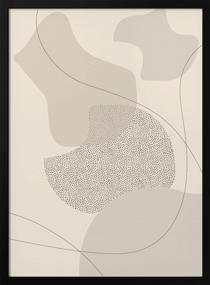 Wandbild Mid-Century Modern Nr. 2 | braun