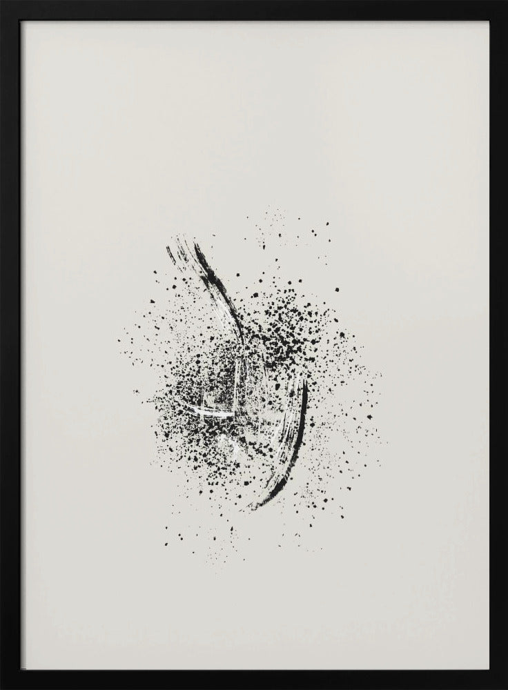 Wall art Brush splatters #2