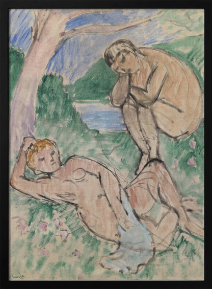 Wandbild Baigneurs