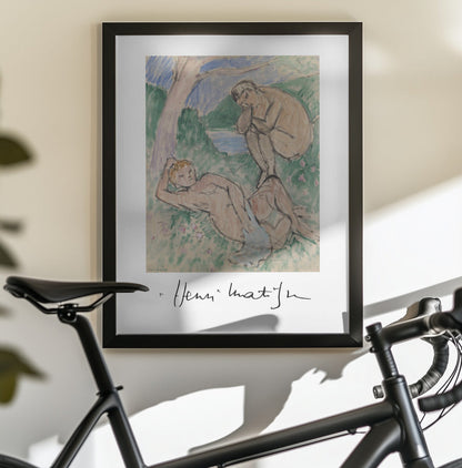 Wandbild Baigneurs