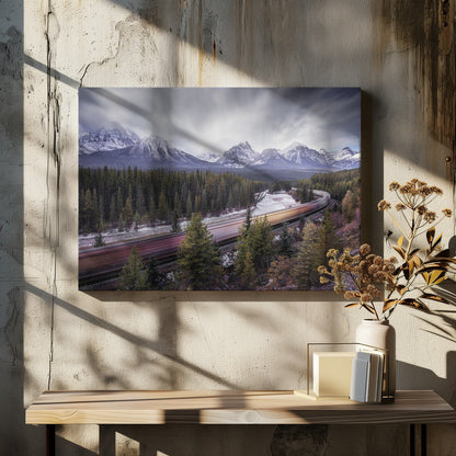 Wandbild Schnellzug