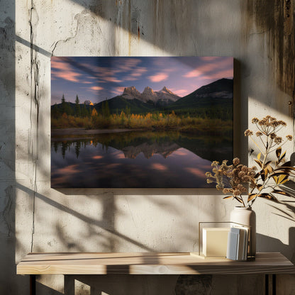 Wandbild Drei Schwestern und ein kleiner Bruder