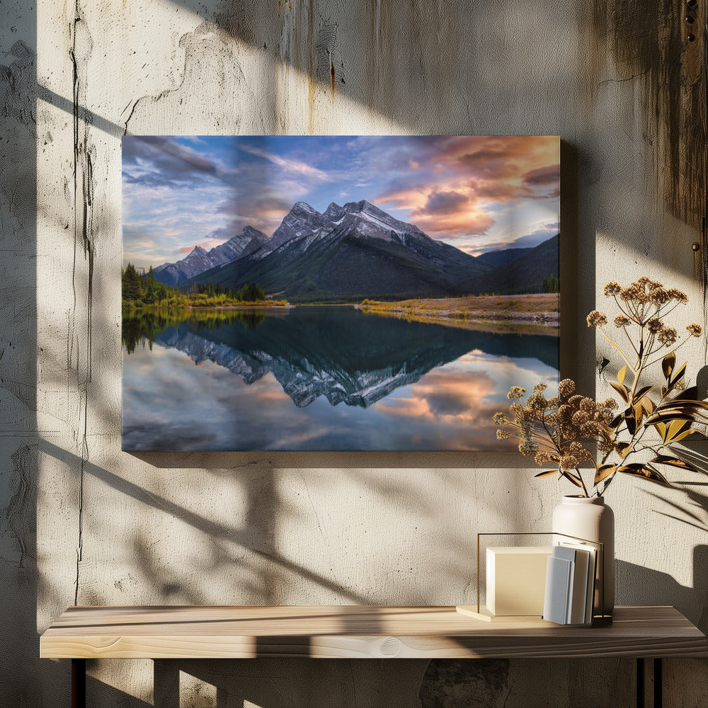 Wandbild Goat Pond Alberta