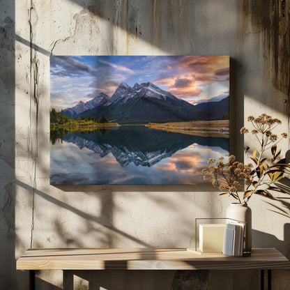 Wandbild Goat Pond Alberta