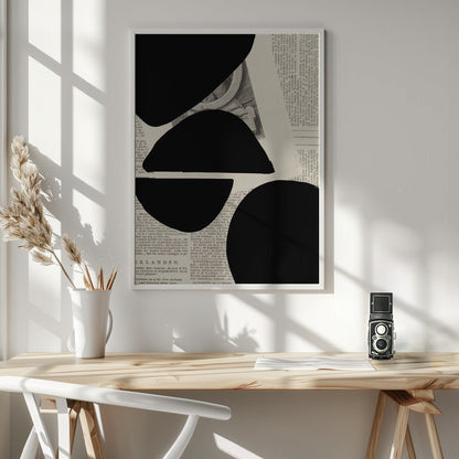 Wandbild Abstrakt Papier VIII