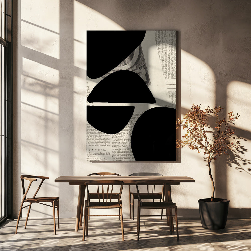 Wandbild Abstrakt Papier VIII