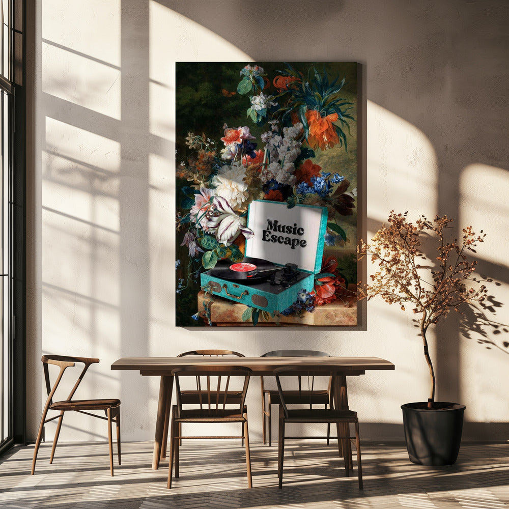 Wandbild Musik Flucht Leinwandbild