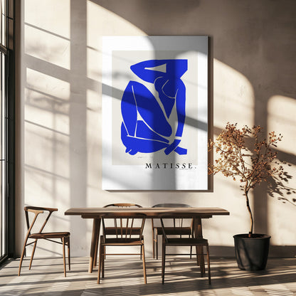 Wandbild Nudo Blu III 1952 Boarder