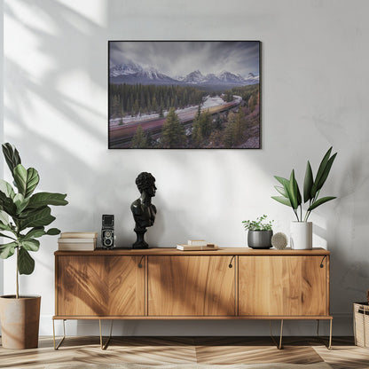 Wandbild Schnellzug