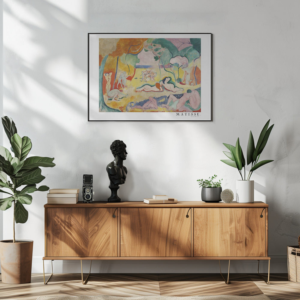 Wandbild La Joie De Vivre, mit Rahmen