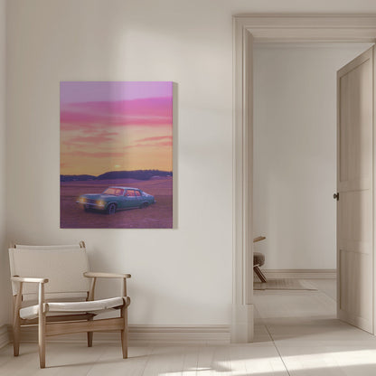 Wandbild „Heitere Aussicht“. Autoliebhaber
