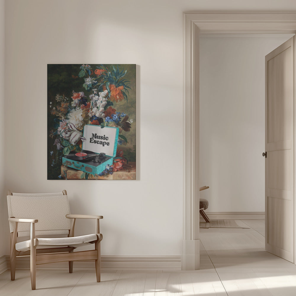 Wandbild Musik Flucht Leinwandbild