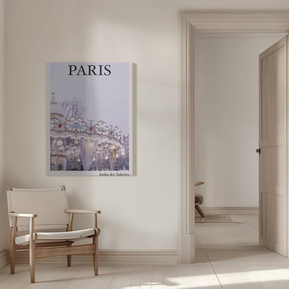 Wandbild Parisjardin Ratioiso Leinwandbild